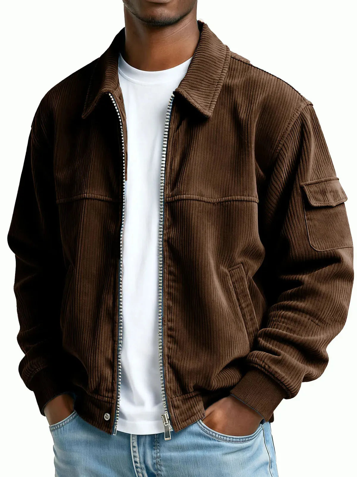 Men's Vintage Casual Corduroy Jacket