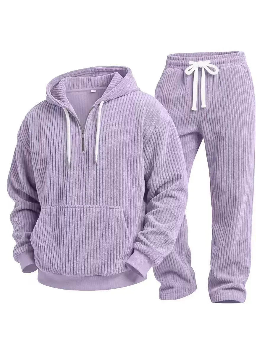 Men's Casual Corduroy 2‐Piece Matching Set