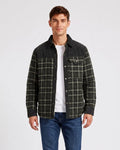 Men's Fleece Lined Corduroy Plaid Jacket