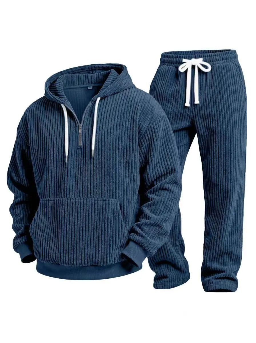 Men's Casual Corduroy 2‐Piece Matching Set