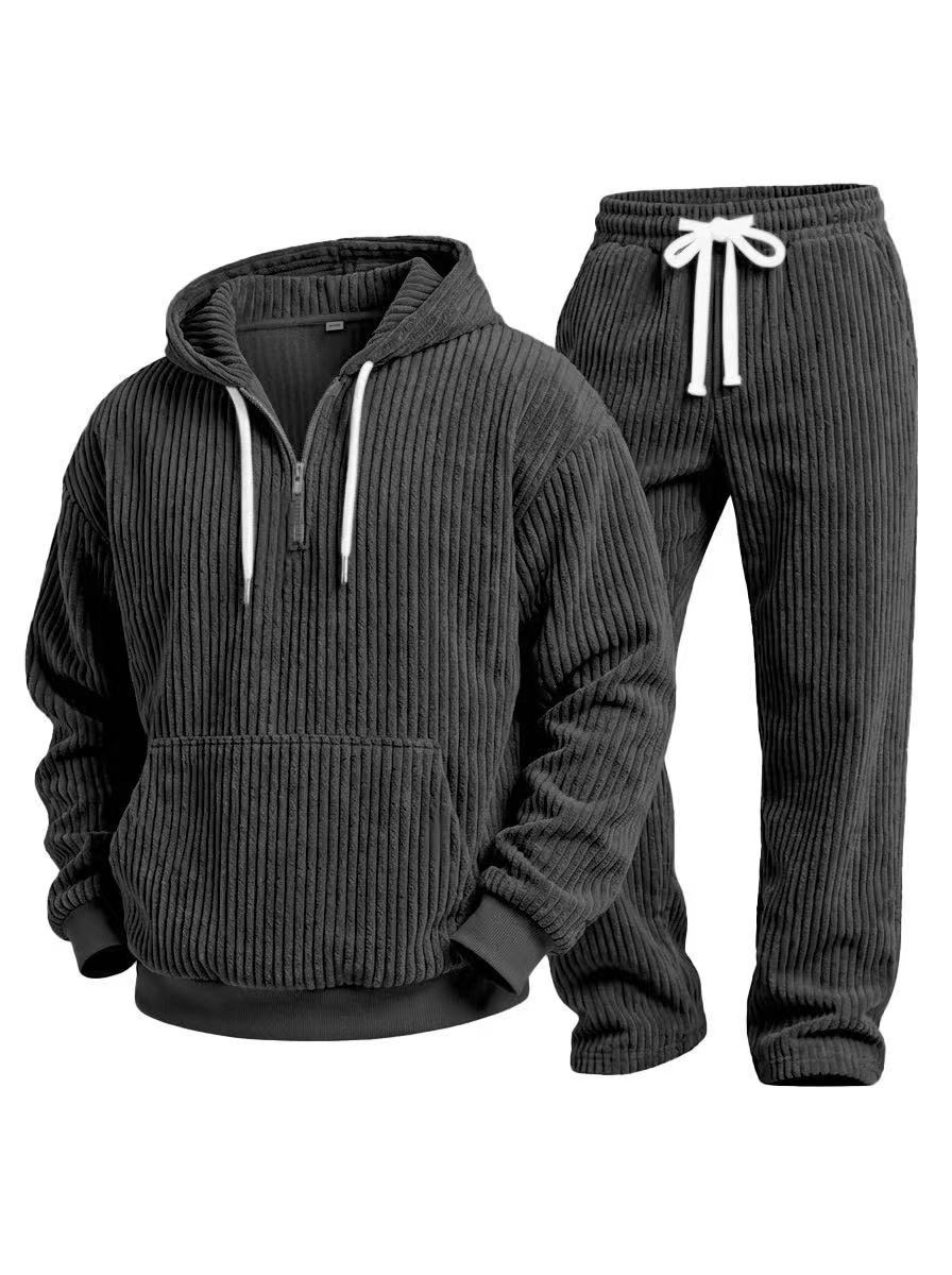 Men's Casual Corduroy 2‐Piece Matching Set