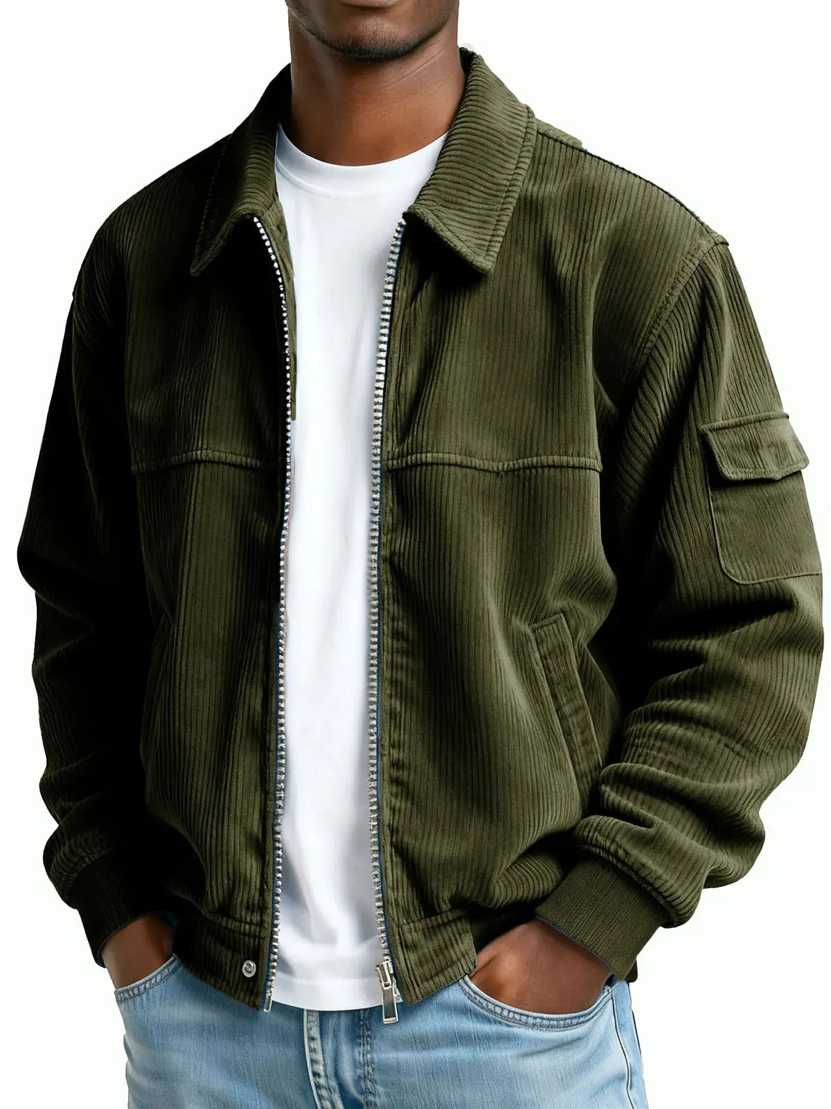 Men's Vintage Casual Corduroy Jacket
