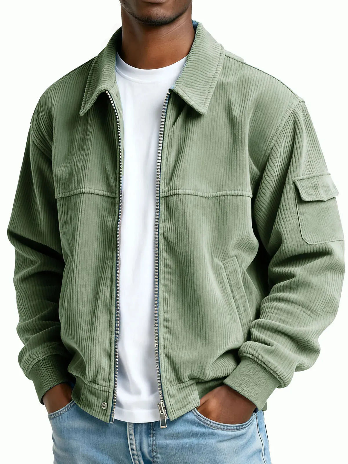 Men's Vintage Casual Corduroy Jacket