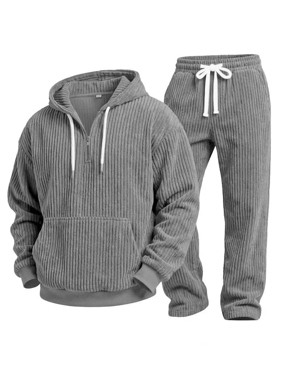 Men's Casual Corduroy 2‐Piece Matching Set